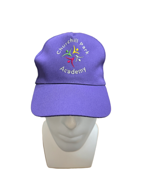 Purple Legionnaire Hat with Churchill Embroidery