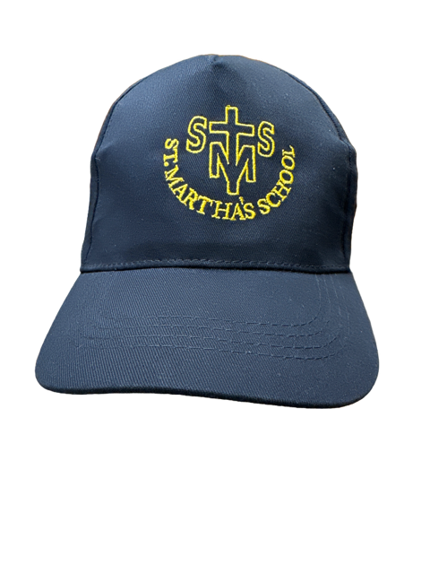Navy Cap with St. Martha's Embroidered Logo