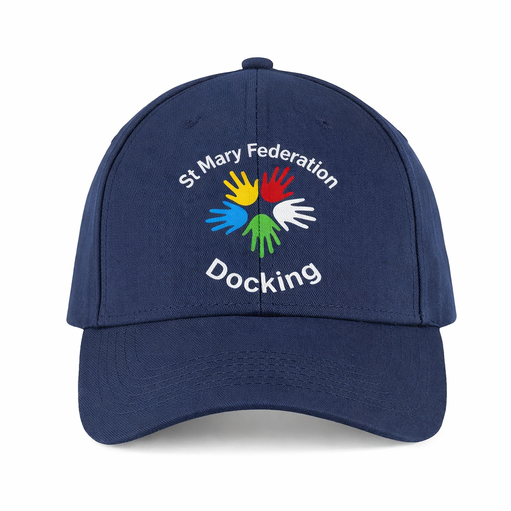 Navy Cap with Docking Embroidered Logo