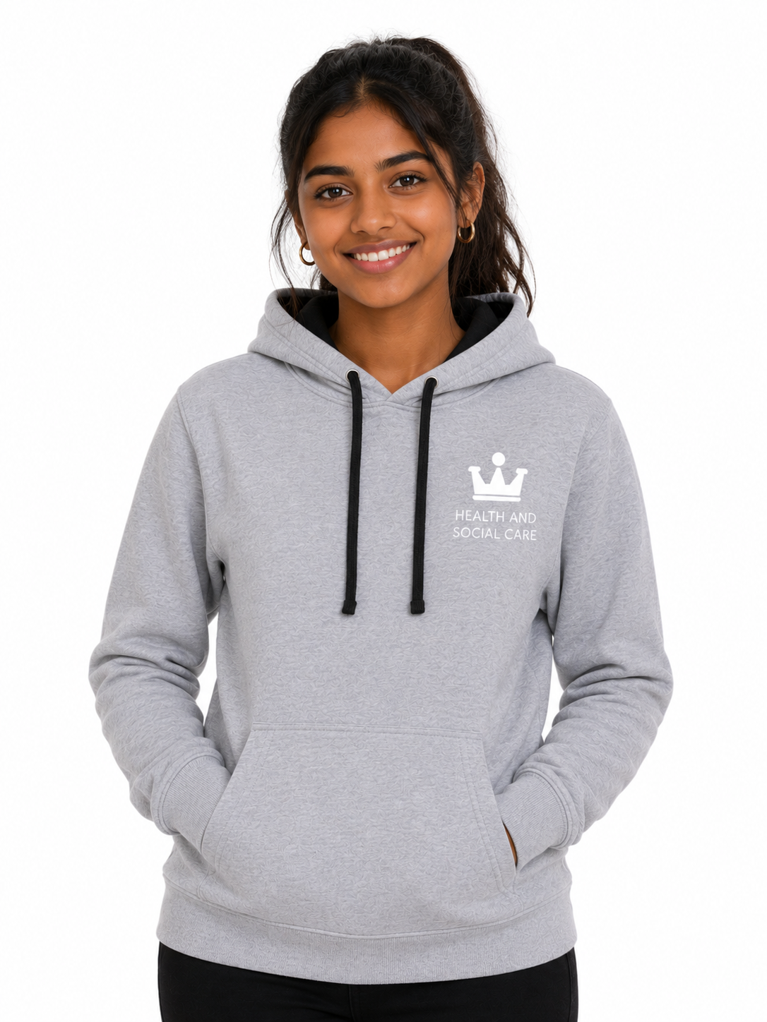 SIXTH FORM - Hoodie With KES Health & Social Care Embroideed Logo