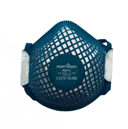 ERGONET FFP2 Valved Dolomite Respirator (Pk10) (P271)