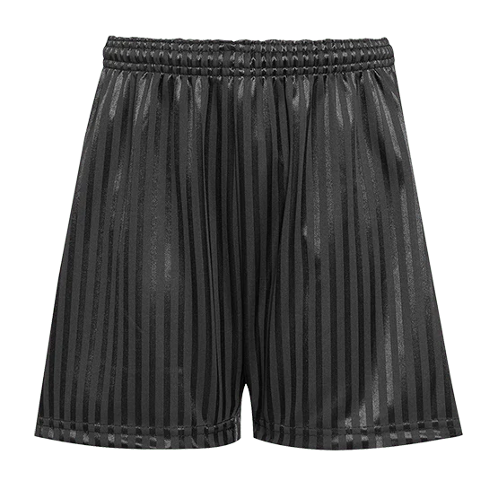 Black Plain Shadow Shorts