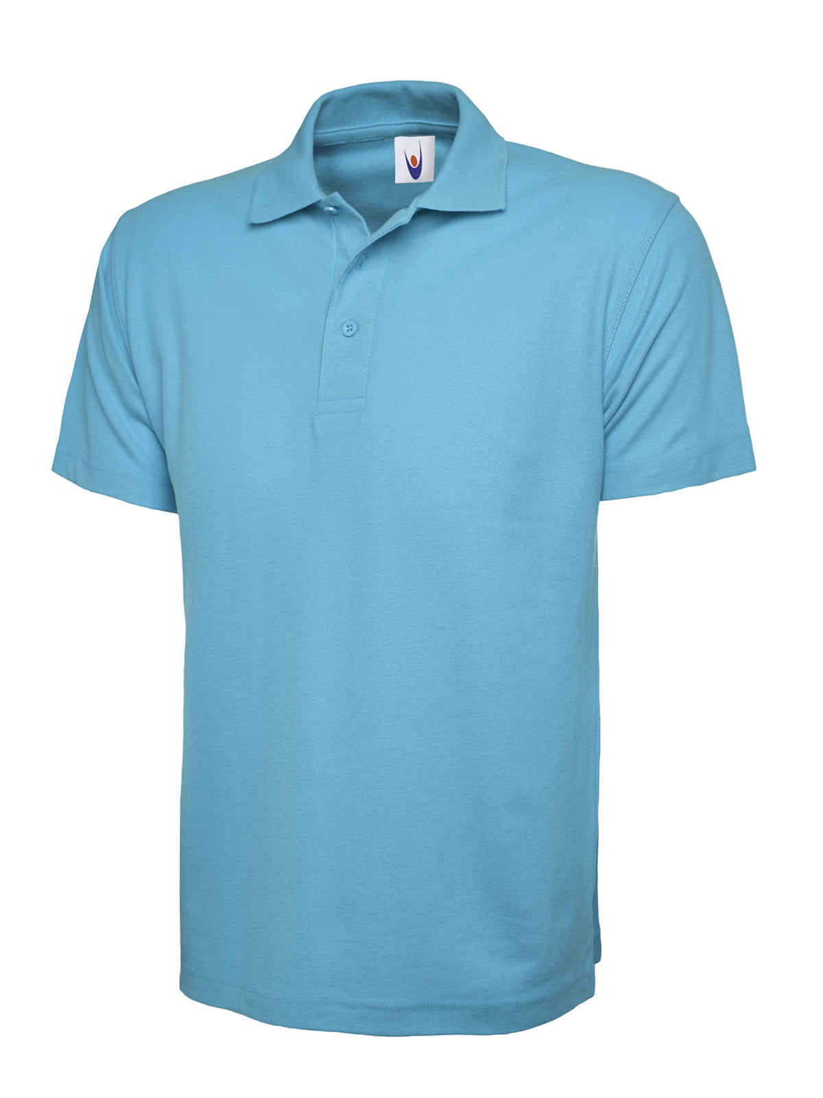 Sky Polo Shirt with Gaywood Printed Logo