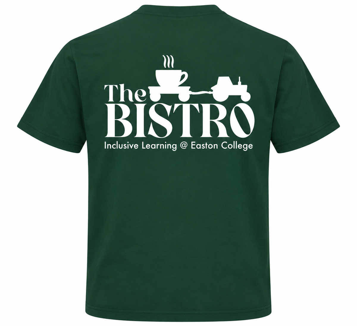 Classic T-Shirt in Bottle Green with Bistro Logo Back Print