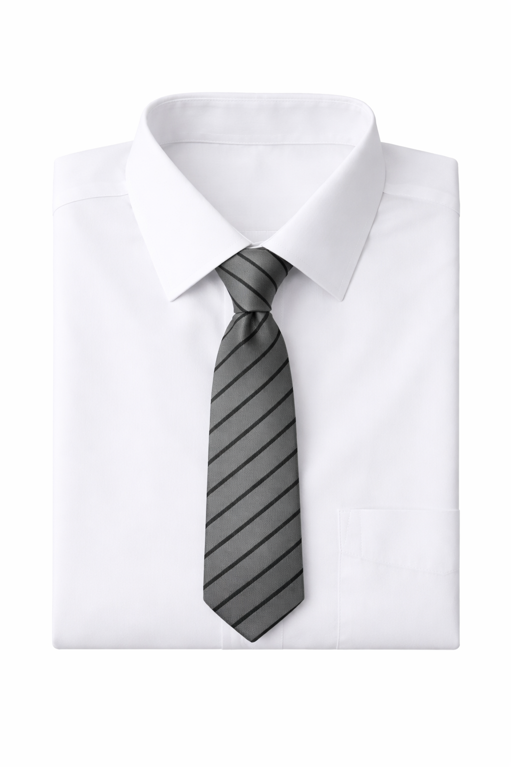 Southery Grey/Green Stripe Tie