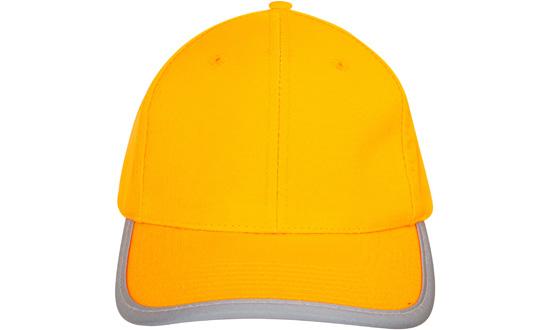 Luminescent Safety Cap With Reflective Trim (3026)