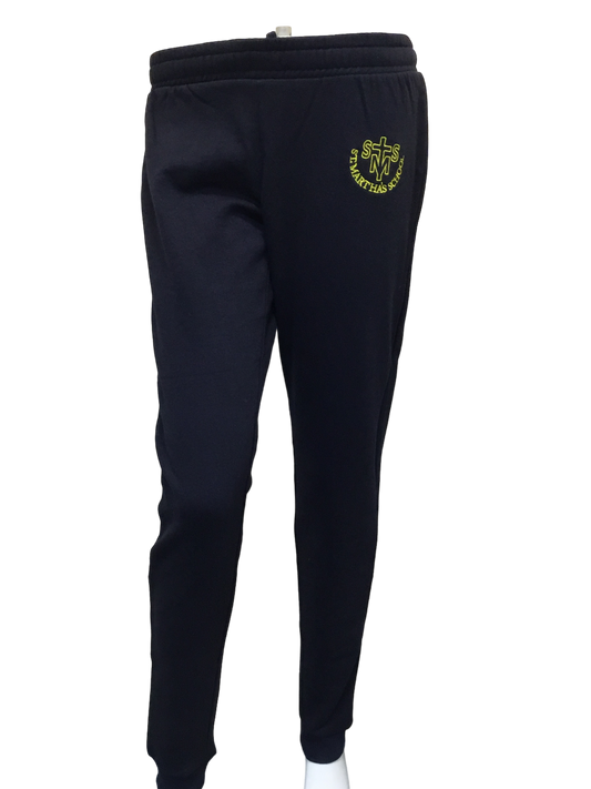 Navy PE Jogging Bottoms with St Martha's Embroidery