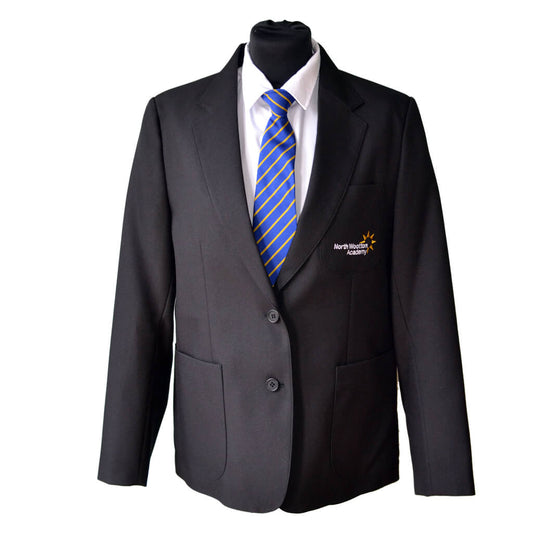 Black Blazer with North Wootton Embroidery