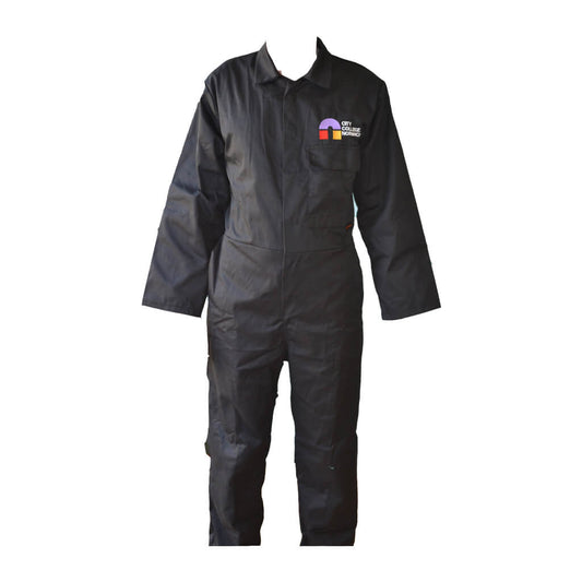Standard Coverall in Black with CCN embroidery (Engineering)