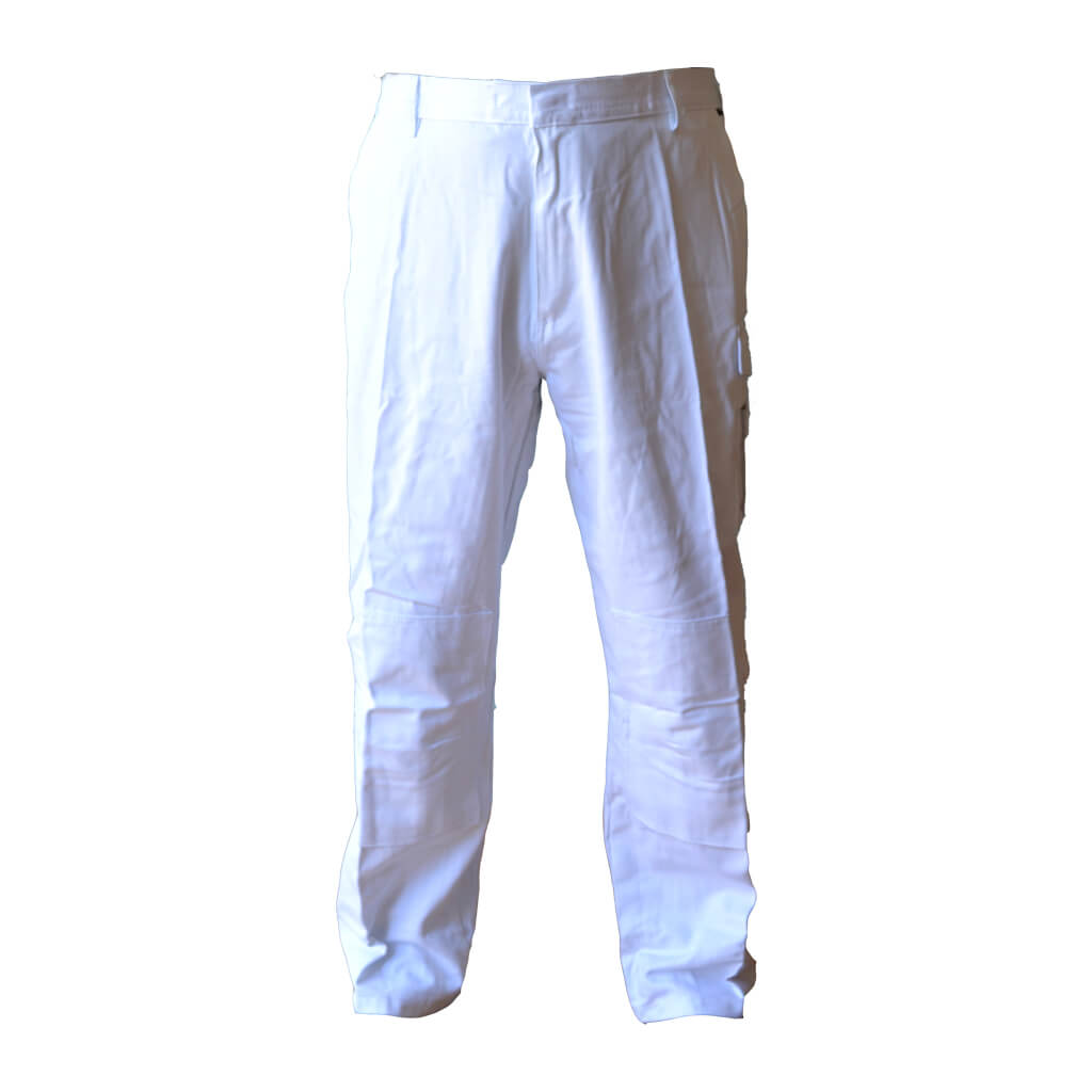 Painters Trousers in White (S817)