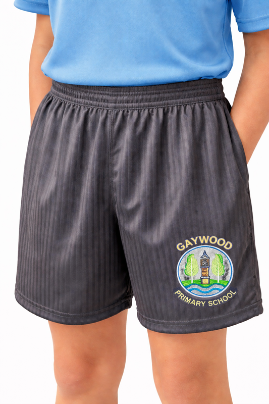 Navy Shadow Shorts with Gaywood Printed Logo
