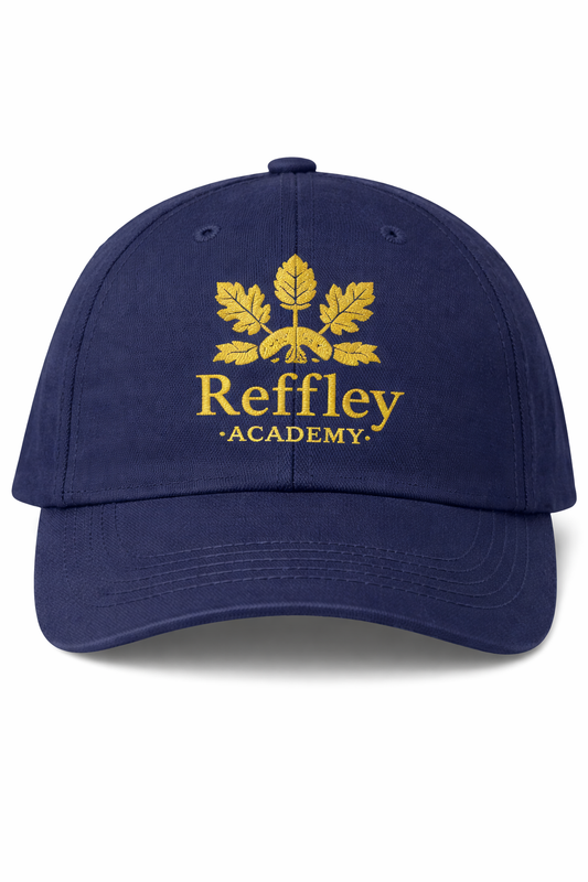 Navy Cap with Reffley Embroidered Logo