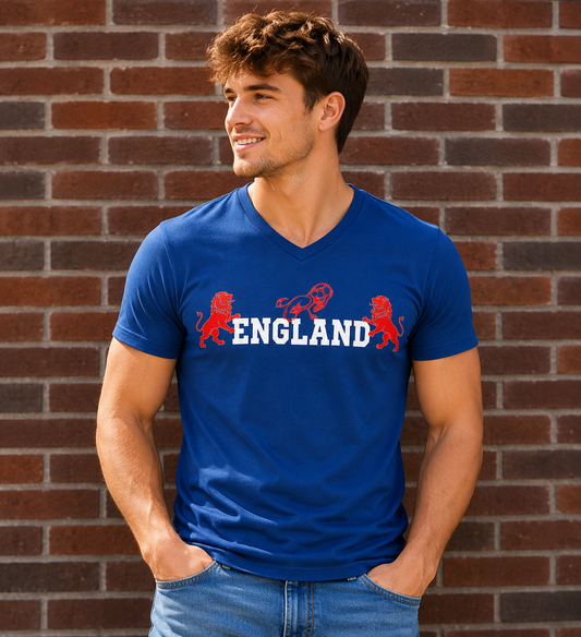 England Promo T-Shirt in Navy