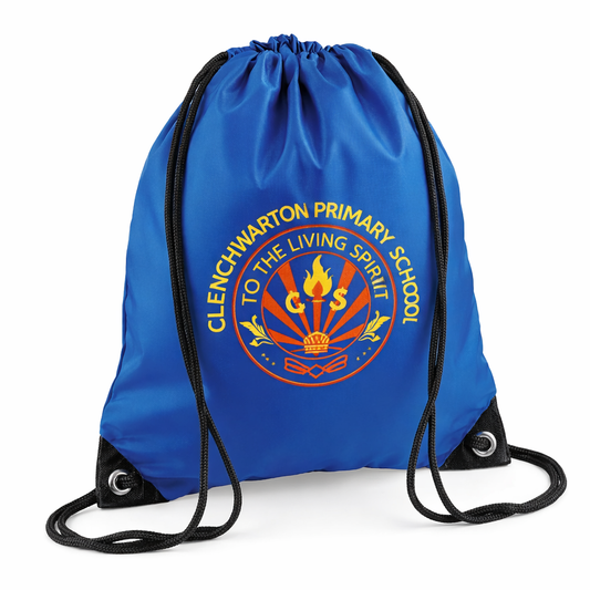 Royal PE Bag with Clenchwarton Printed Logo