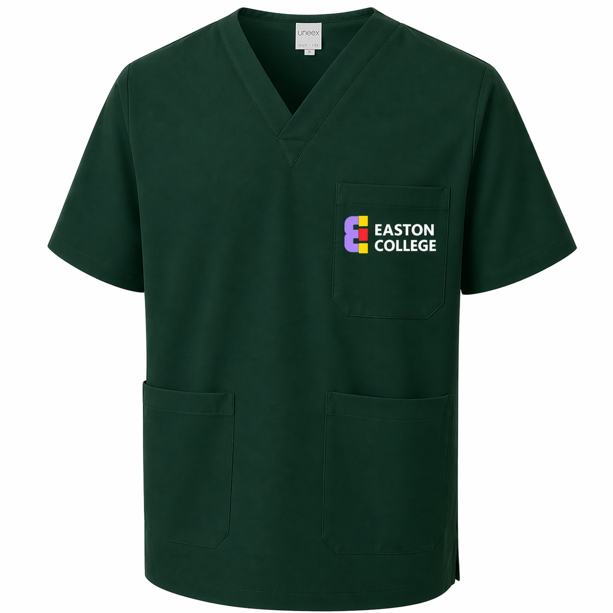 Lightweight Tunic in Bottle Green with Easton Printed Logo [Animal Studies FE]