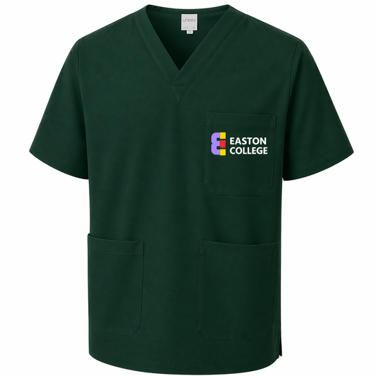 Lightweight Tunic in Bottle Green with Easton Printed Logo [Animal Studies FE]