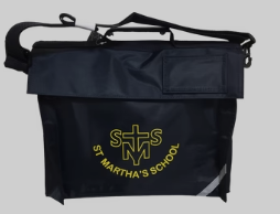 Navy Book Bag with St Martha's School Print