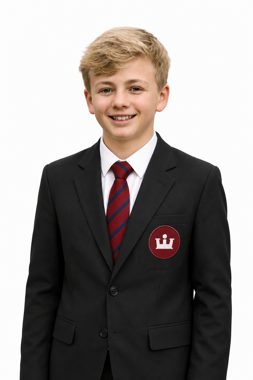 Navy Blazer with KES Embroidered Logo