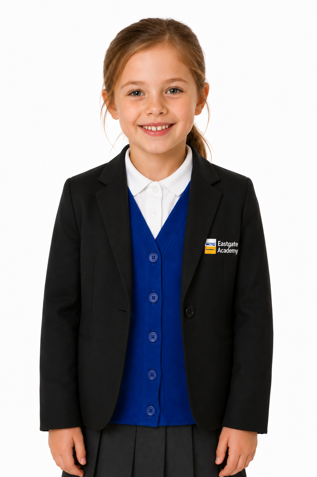 Black Blazer with Eastgate Embroidered Logo