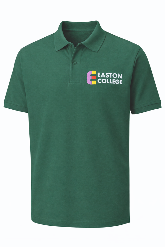 Bottle Green Polo Shirt with Easton Printed Logo [Animal Studies FE]