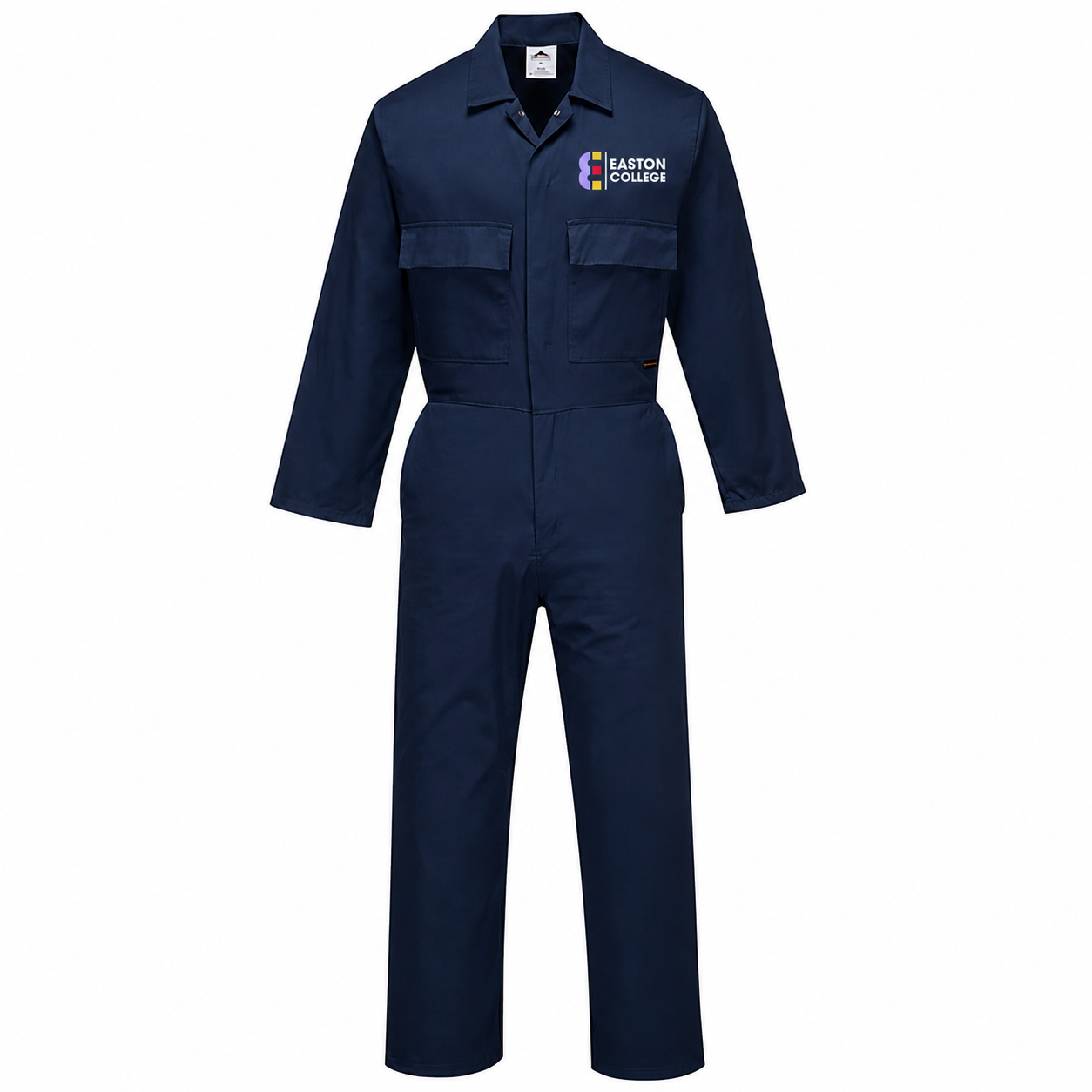 Boilersuit in Navy with Easton Embroidered Logo [Animal Studies HE]