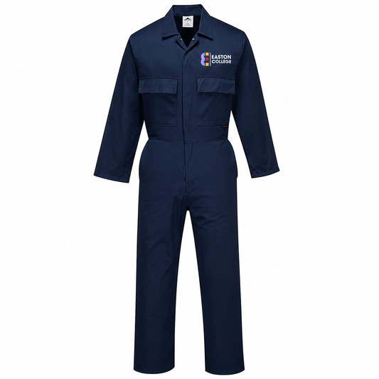 Boilersuit in Navy with Easton Embroidered Logo [Animal Studies HE]