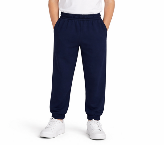 Plain Navy PE Joggers