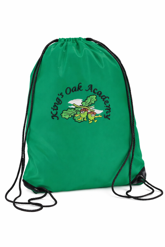 Kelly Green PE Bag with Kings Oak PrintedLogo