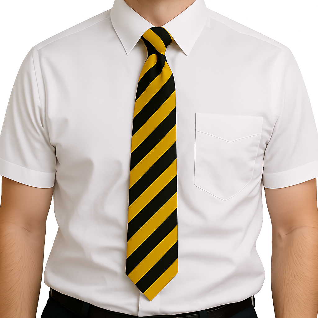 KLA Gold/Black Traditional Tie
