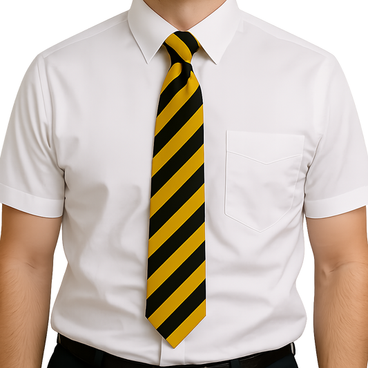 KLA Gold/Black Traditional Tie