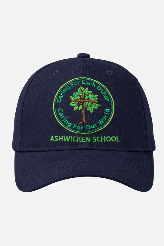 Navy Cap with Ashwicken Embroidered Logo