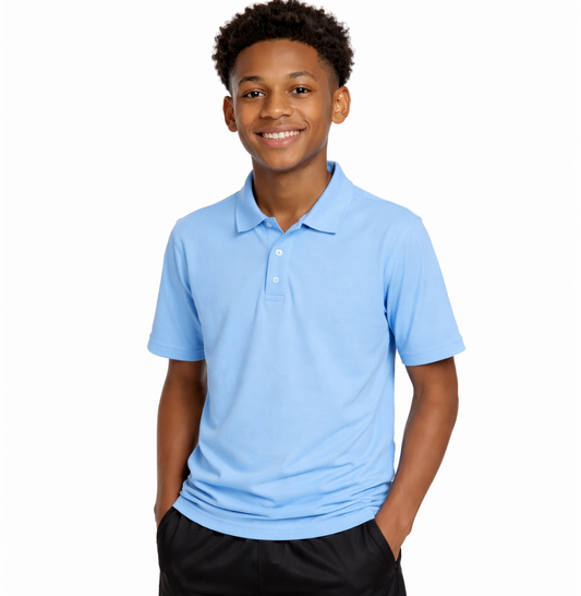 Sky Plain PE Polo Shirt