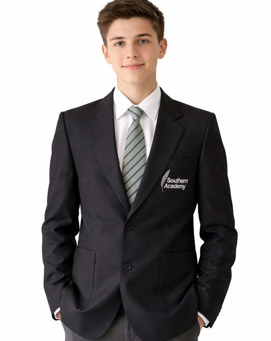 Black Blazer with Southery Embroidered Logo