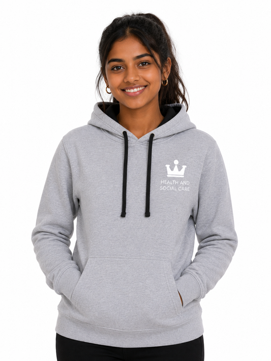 SIXTH FORM - Hoodie With KES Health & Social Care Embroideed Logo