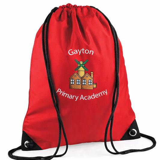Red PE Bag with Gayton Printed Logo