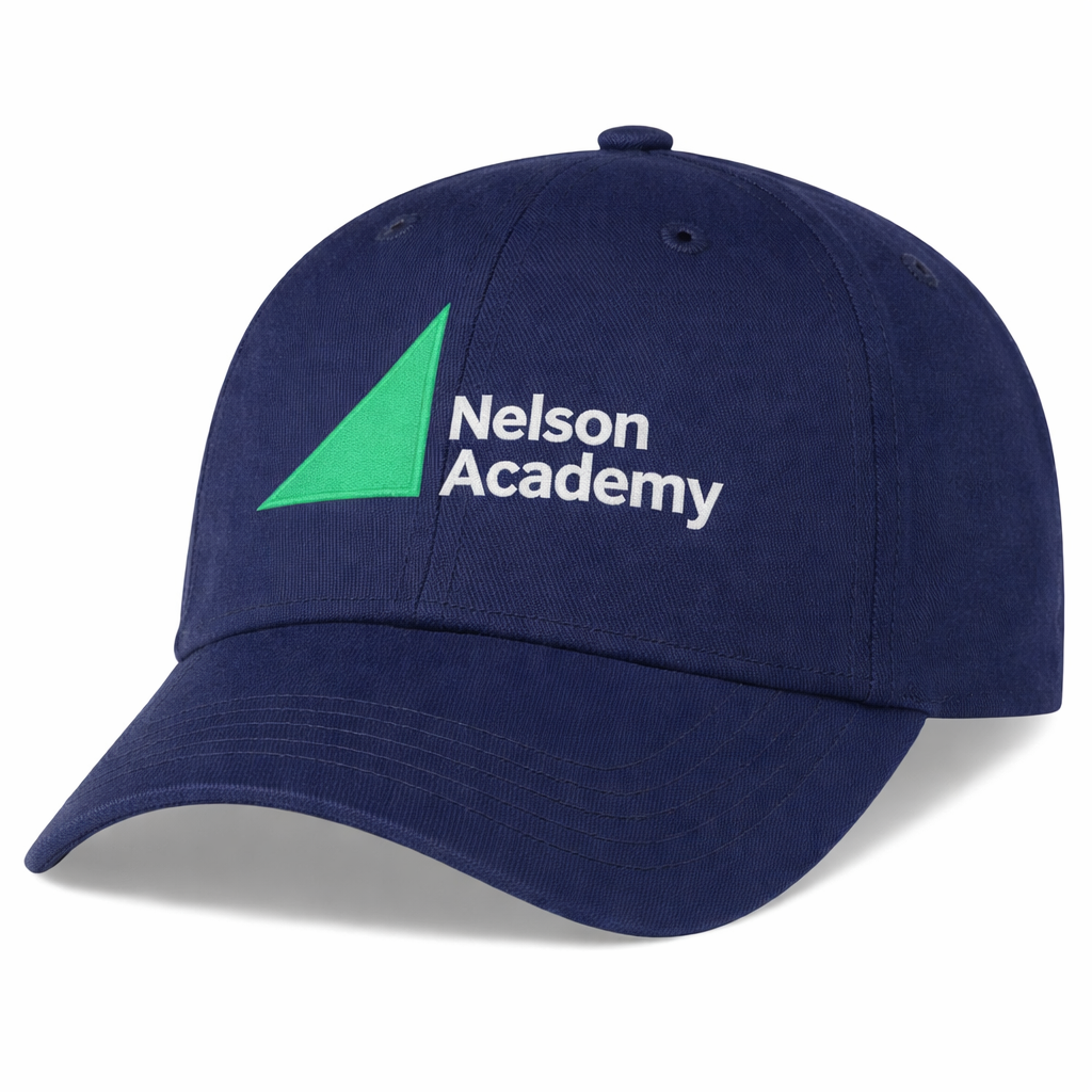 Navy Cap with Nelson Embroidered Logo