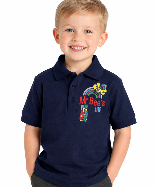 Polo Shirt with Mr Bee's Embroidered Logo