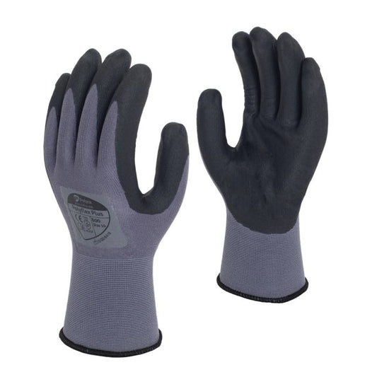 Polyflex Nylon Glove Gry/Blk (800)