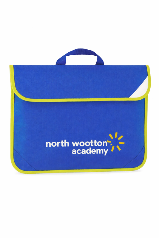 Royal Book Bag with North Wootton Printed Logo