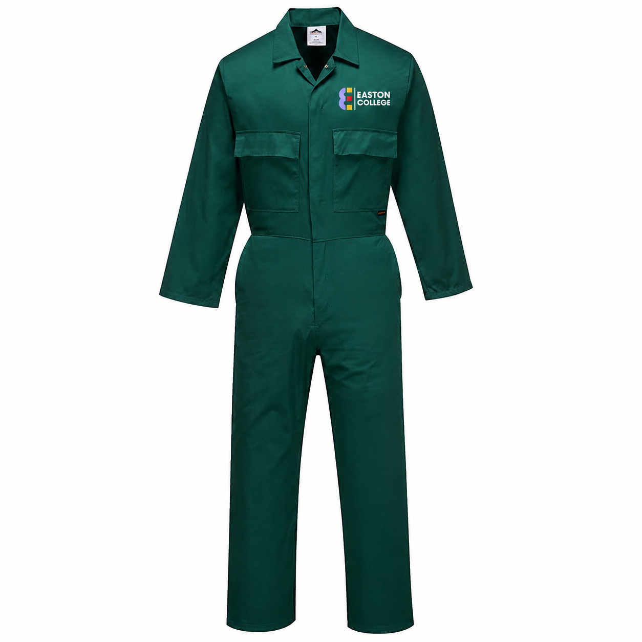 Boilersuit in Bottle Green with Easton Printed Logo [Animal Studies FE]