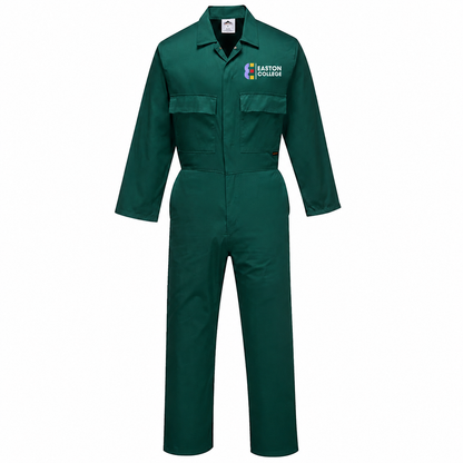 Boilersuit in Bottle Green with Easton Printed Logo [Animal Studies FE]