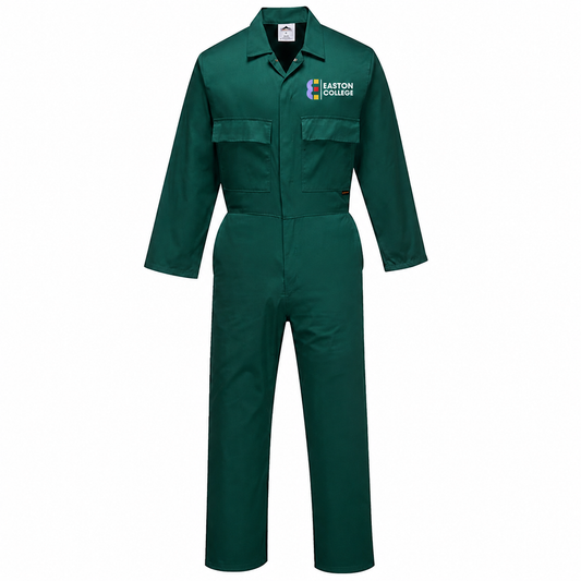 Boilersuit in Bottle Green with Easton Printed Logo [Animal Studies FE]