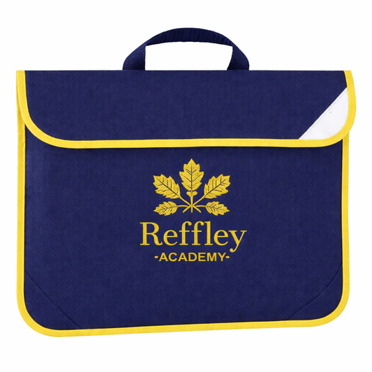 Coloured Book Bag with Reffley Printed Logo