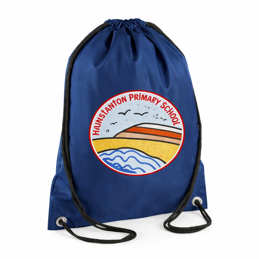 Navy PE Bag with Hunstanton Print