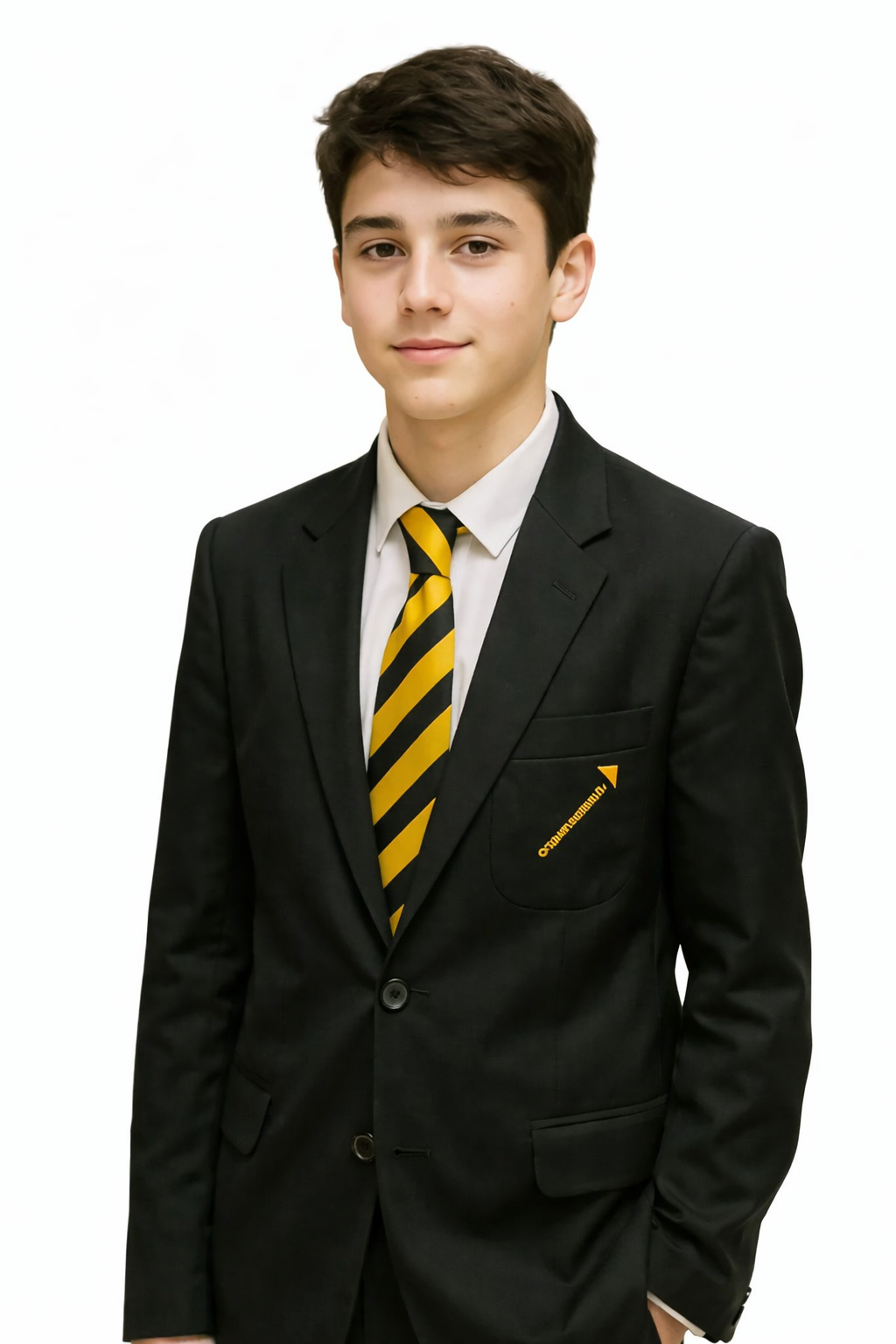 Black Blazer with KLA Embroidered Logo