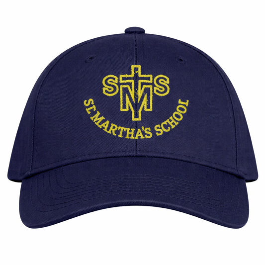Navy Cap with St. Martha's Embroidered Logo