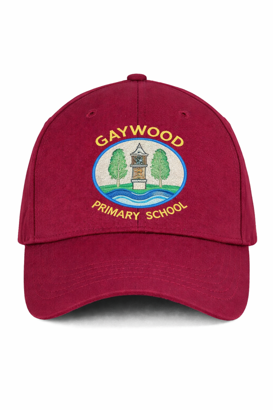 Maroon Cap with Gaywood Embroidered Logo