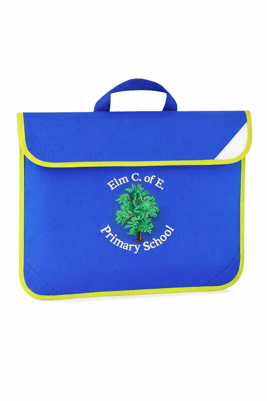 Royal Book Bag with Elm Printed Logo