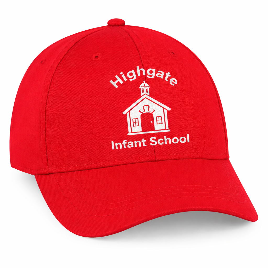 Red Cap with Highgate Embroidered Logo