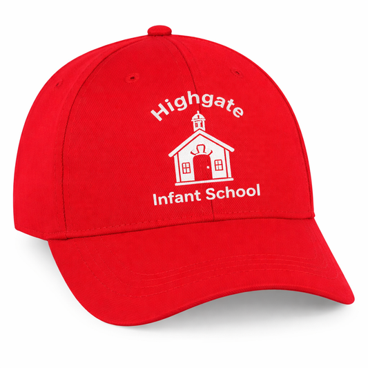 Red Cap with Highgate Embroidered Logo